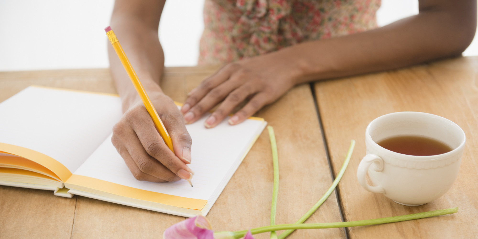 woman writing